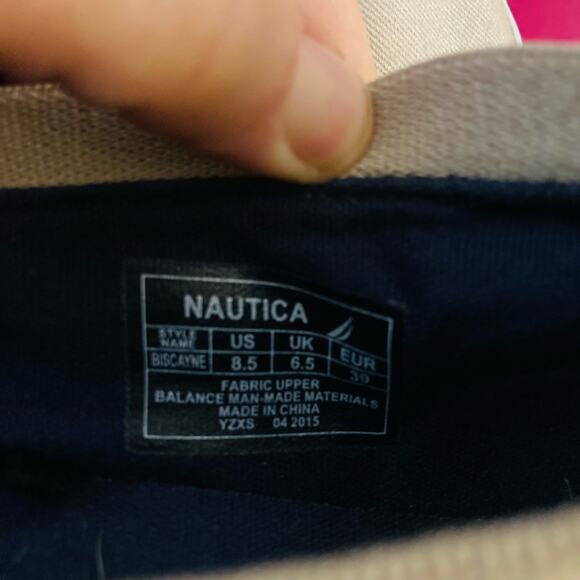Nautica NWOT Tan Metallic Slip Ons Style Size 8.5 - Picture 9 of 10